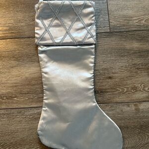 🌞Sale 3 for $15 Elegant Silver Christmas Stocking by ST. NICKS CHOICE/ brand new